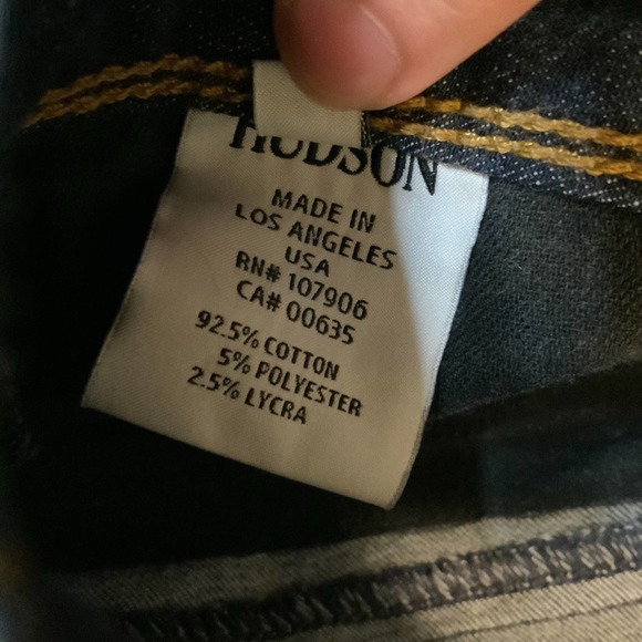 Hudson Collin MidRise Blue Skinny Jeans - Picture 2 of 14